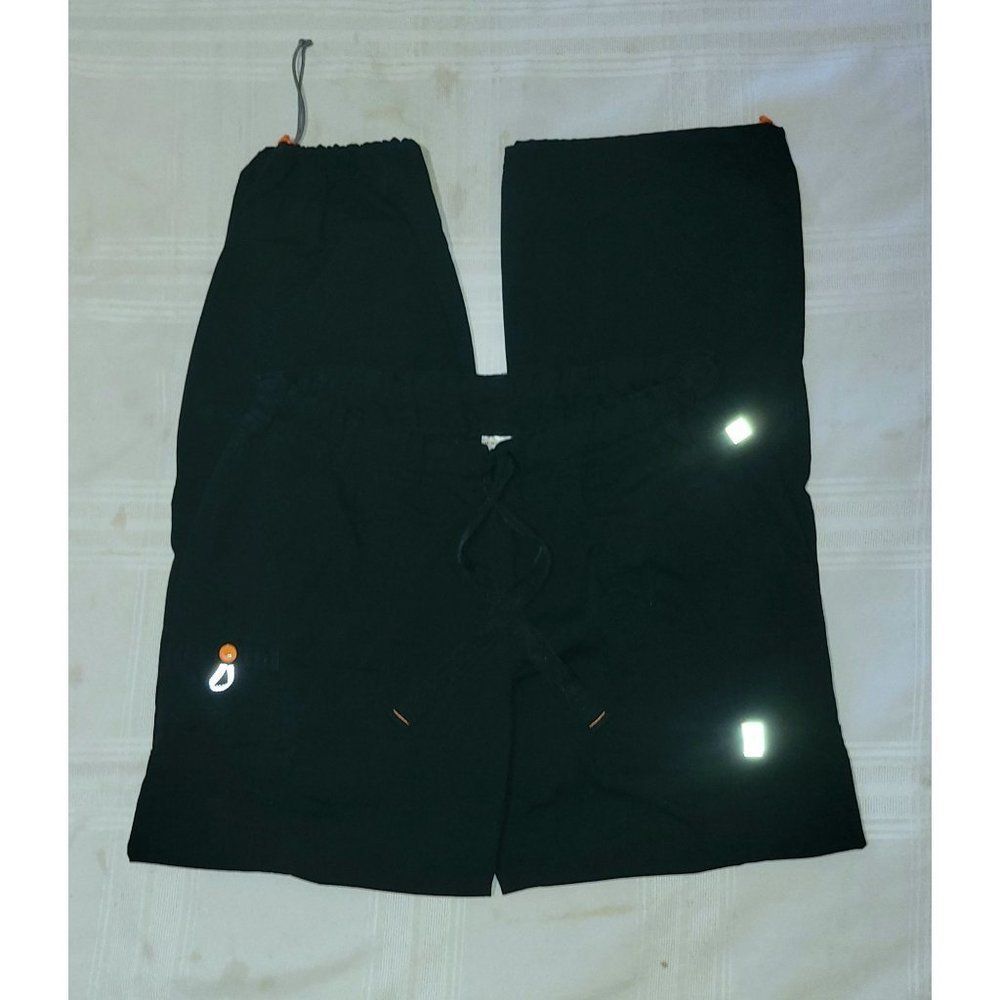 Code Happy Scrub Set In Black With Pink Hearts La… - image 3